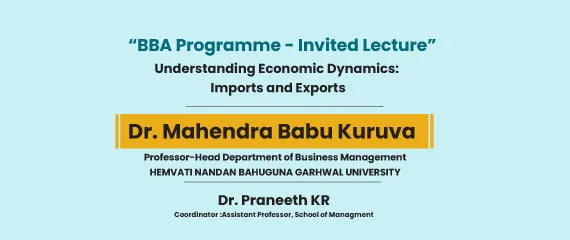 BBA Program Lecture by Dr. Mahendra Babu