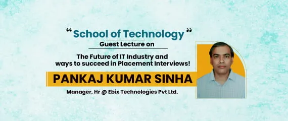 Mr. Pankaj Kumar Sinha Lecture on The Future of IT Industry at TAU