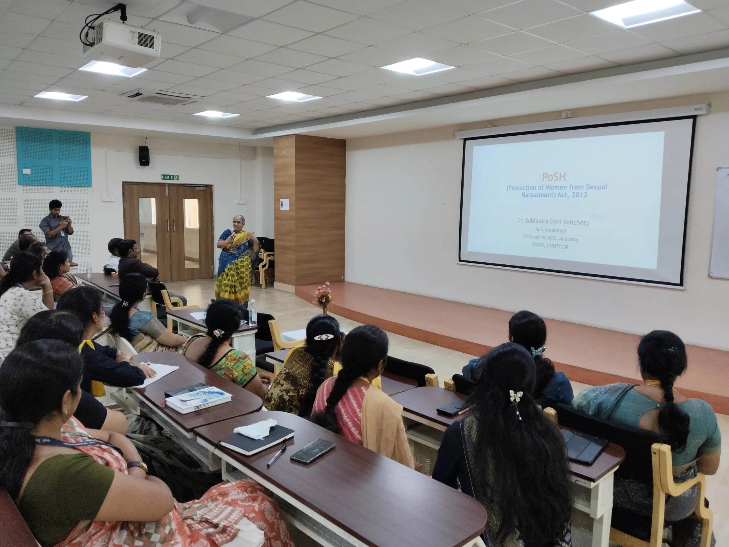 sexual awareness in the workplace was organized by the ICC, TAU