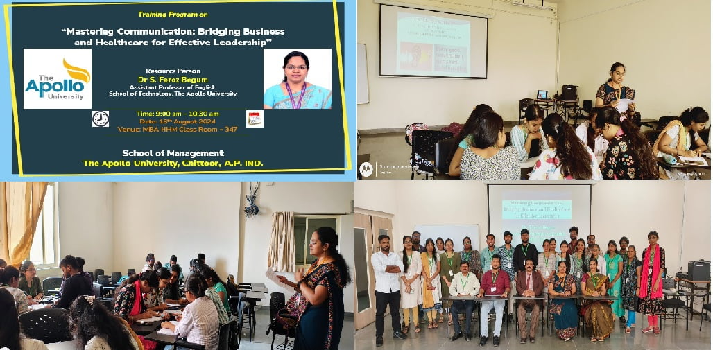 Dr. S. Feroz Begum conduct sesssion- Mastering Communication