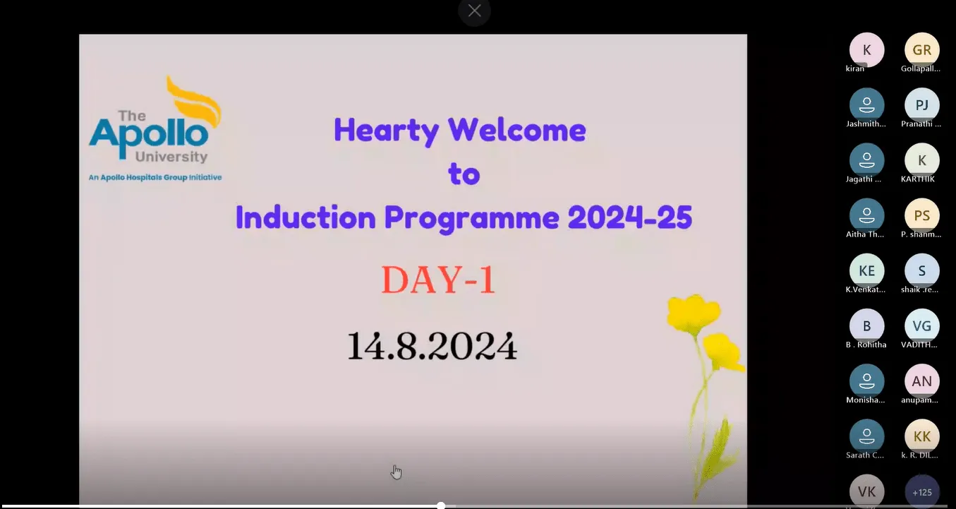 Induction programme