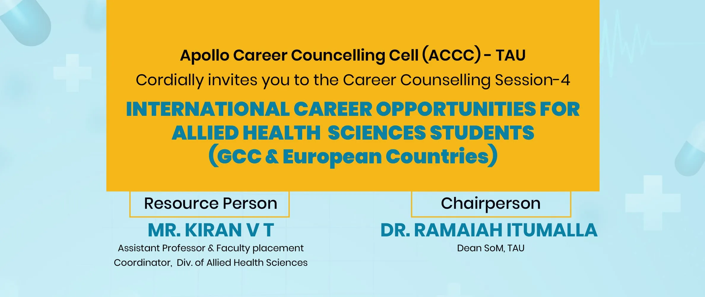 International Career Opportunities for Allied Health Sciences students by ACCC