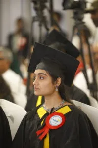 Students at The Apollo University attentively participate in their convocation ceremony pic 13