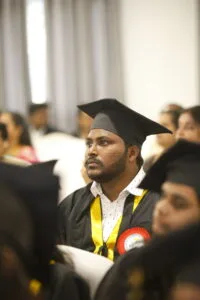 Students at The Apollo University attentively participate in their convocation ceremony pic 17