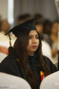 Students at The Apollo University attentively participate in their convocation ceremony pic 9