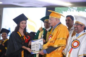 Dr Prathap C. Reddy awards a degree to a graduate at The Apollo University pic 9