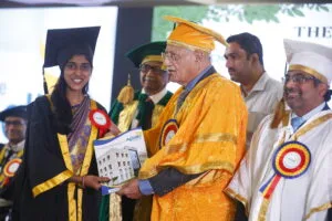 Dr Prathap C. Reddy awards a degree to a graduate at The Apollo University pic 10