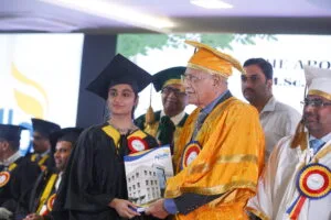 Dr Prathap C. Reddy awards a degree to a graduate at The Apollo University pic 13