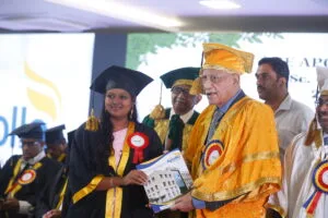 Dr Prathap C. Reddy awards a degree to a graduate at The Apollo University pic 14