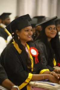 Students at The Apollo University attentively participate in their convocation ceremony pic 7