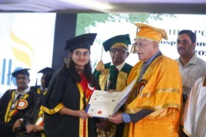 Dr Prathap C. Reddy awards a degree to a graduate at The Apollo University pic 8