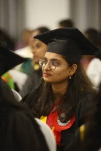 Students at The Apollo University attentively participate in their convocation ceremony pic 3