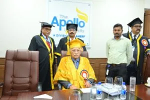 Dr Prathap C. Reddy attend The Apollo University's 1st Convocation pic 1