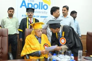 Dr Prathap C. Reddy attend The Apollo University's 1st Convocation pic 2
