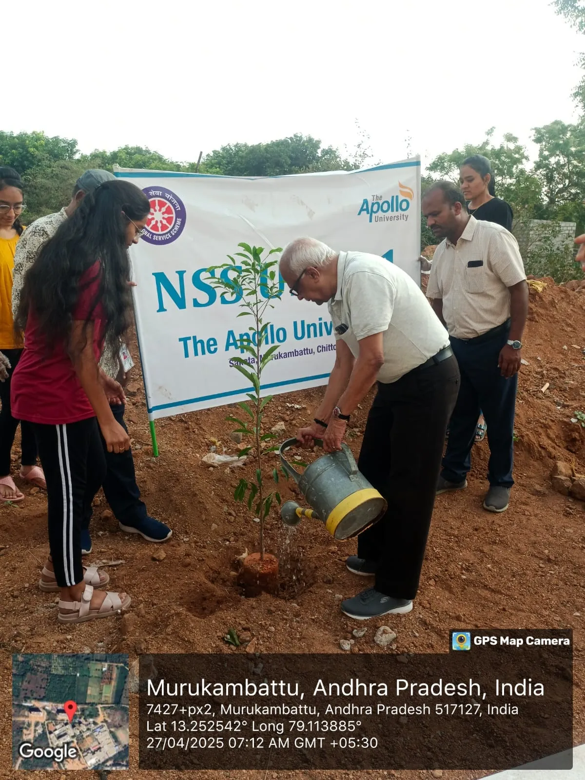TAU NSS NSS Tree Plantation and Clean Drive