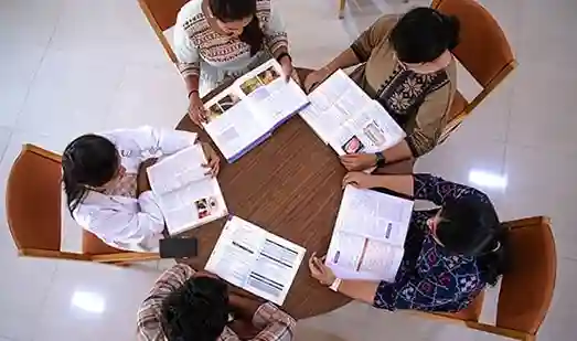 Students learing