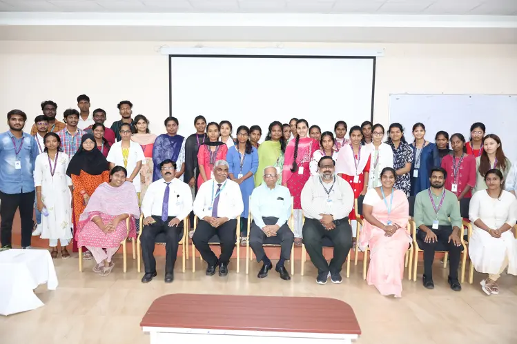 Students and faculty of The Apollo University posing for a group photo during the Trekking Club Orientation event.