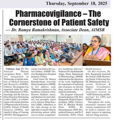 Media highlights showcasing key moments of Pharmacovigilance Week 2025