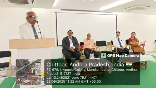 Vice Chancellor Dr. H. Vinod Bhat addresses Apollo Pharmacovigilance event