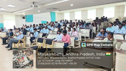 Collaborative learning moment on Viksit Bharat with participation from guest, faculty, and students