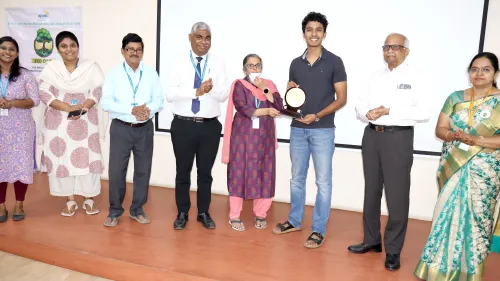 Students receive awards during Apollo University Eco Club wildlife event