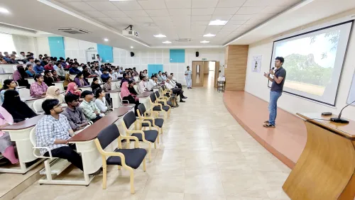 Students participating in the 'Eco-Inspire: Nature and Wildlife' session at Apollo University
