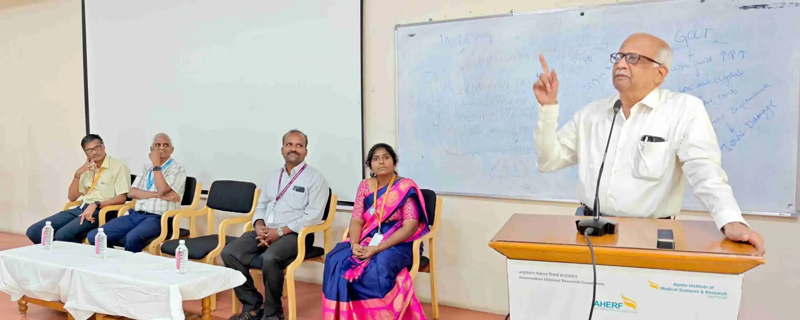 Dr. H. Vinod Bhat addressing attendees during the National Unity Day 2025 event.