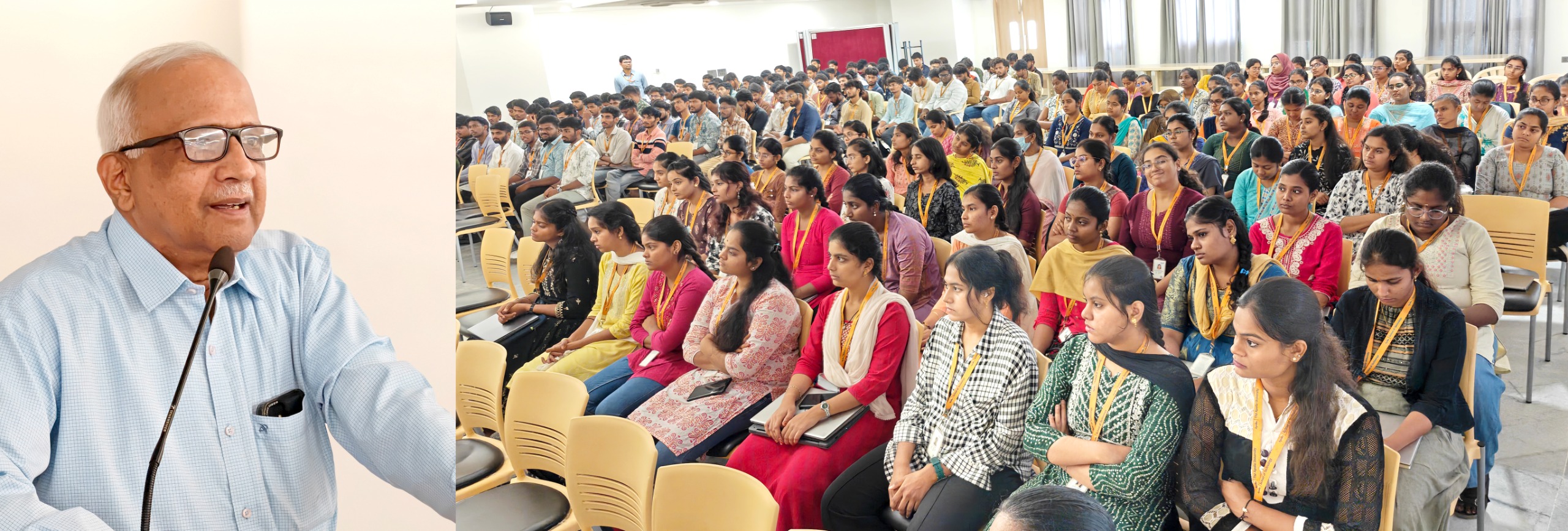 AI Wordkshop -VC -Dr. H Vinod Bhat addressing the Gathering