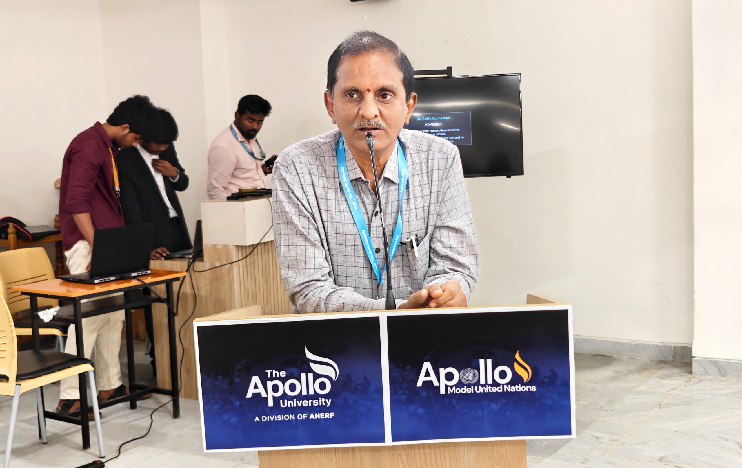 Dr. M Potharaju, Registrar at Diplomacy meet