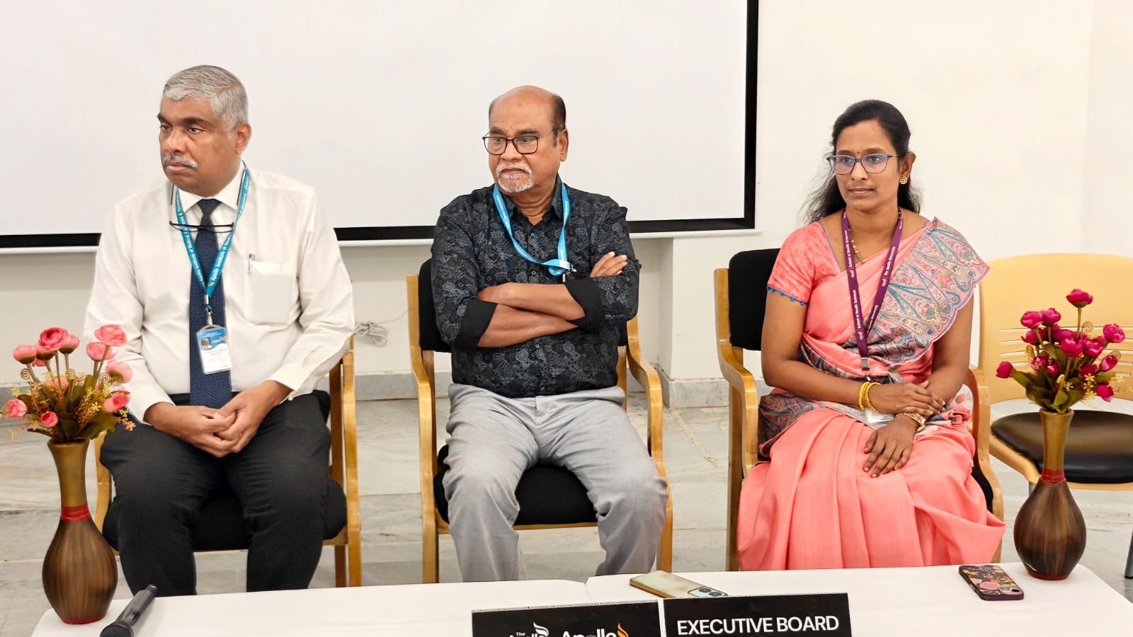 UNSC Session- Guests, Dr. Alfred J Augustine, Dr. Sethurama Subbaiah, Dr. Sudha P