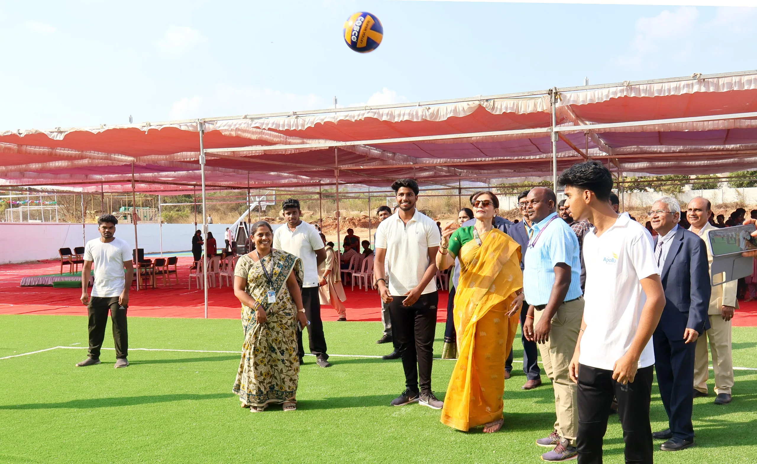 Inaguation of VolleyBall Court by Dr. Preetha Reddy