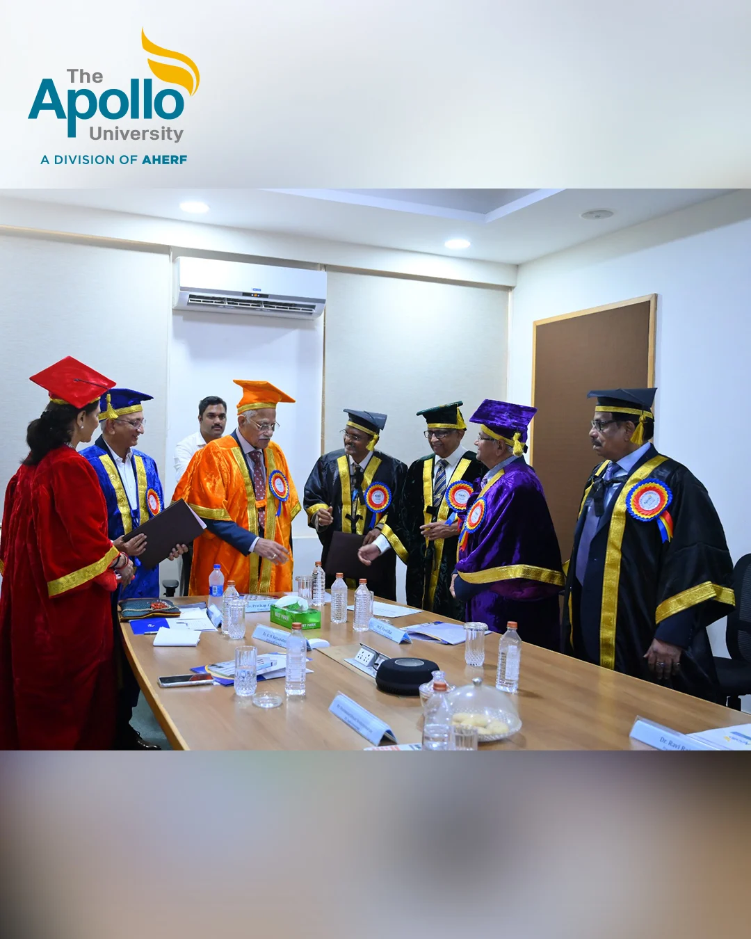 MoU was exchanged between Dr. K. N. Satyanarayana, Director, IIT Tirupati, and Prof. M. Potharaju, Registrar, The Apollo University, in the pres[2]