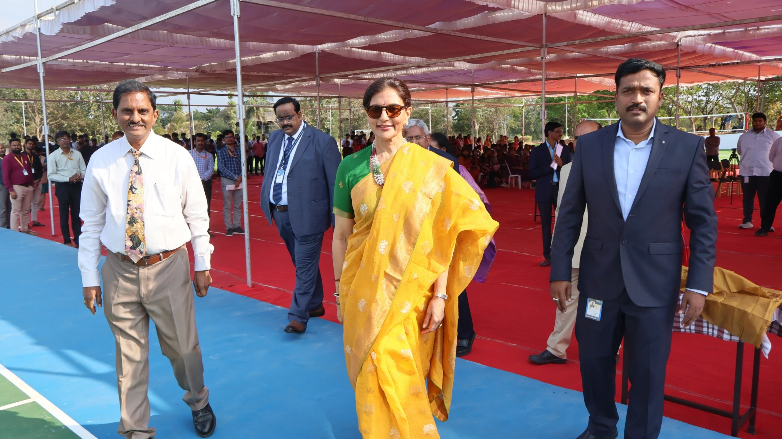 Receicving the CG-Dr. Preetha Reddy