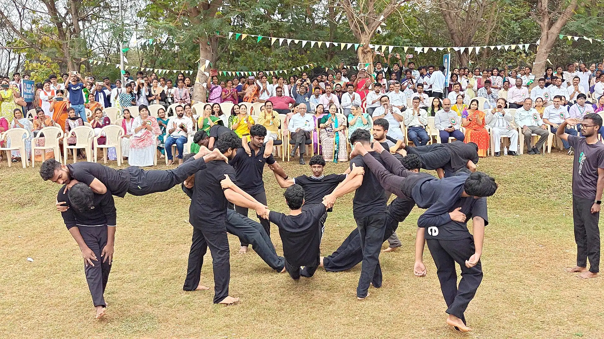 Republic Day Human Pyramid