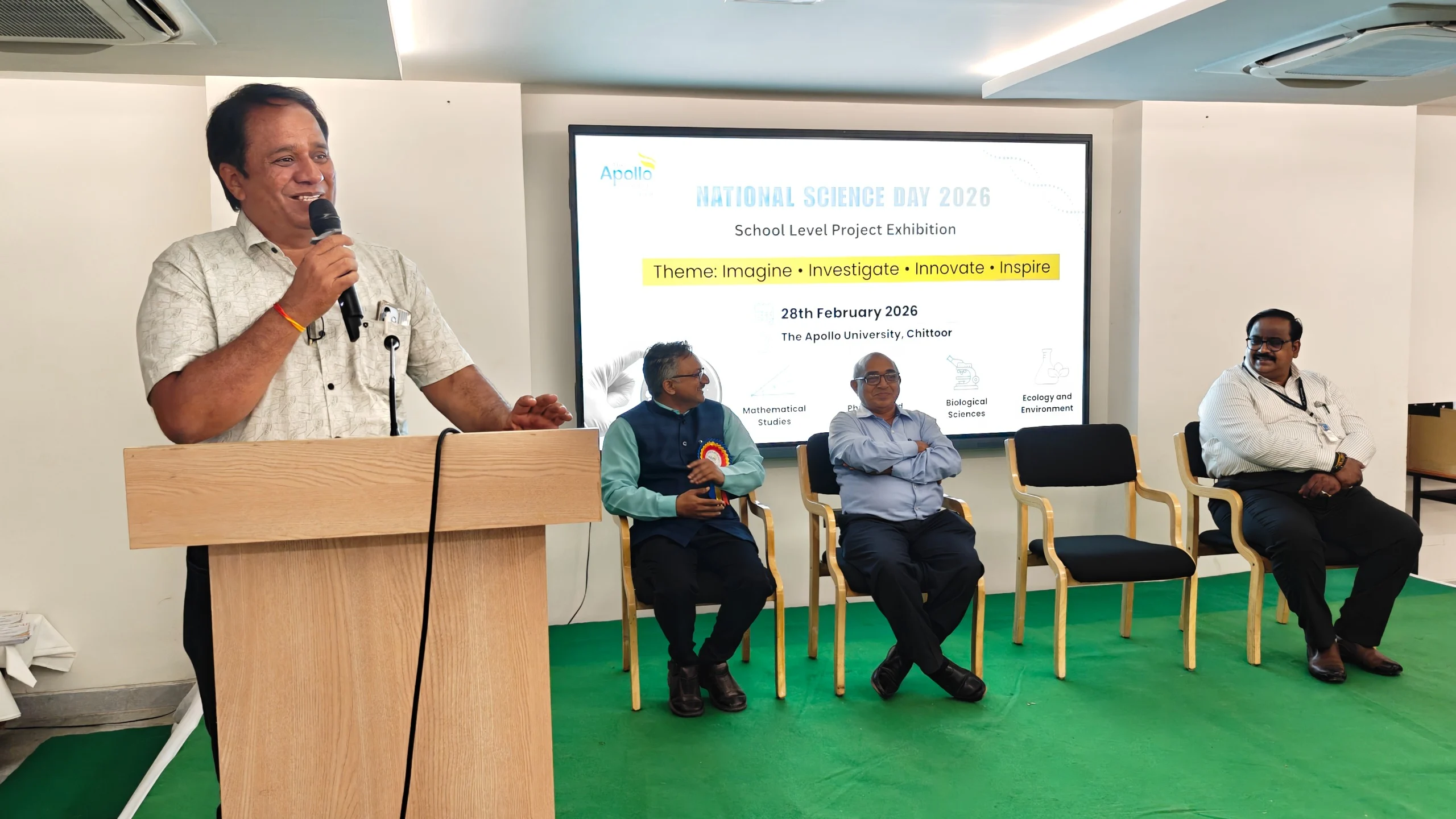 District Science Officer C. Mohan Singh as Guest of Honour for Validictory