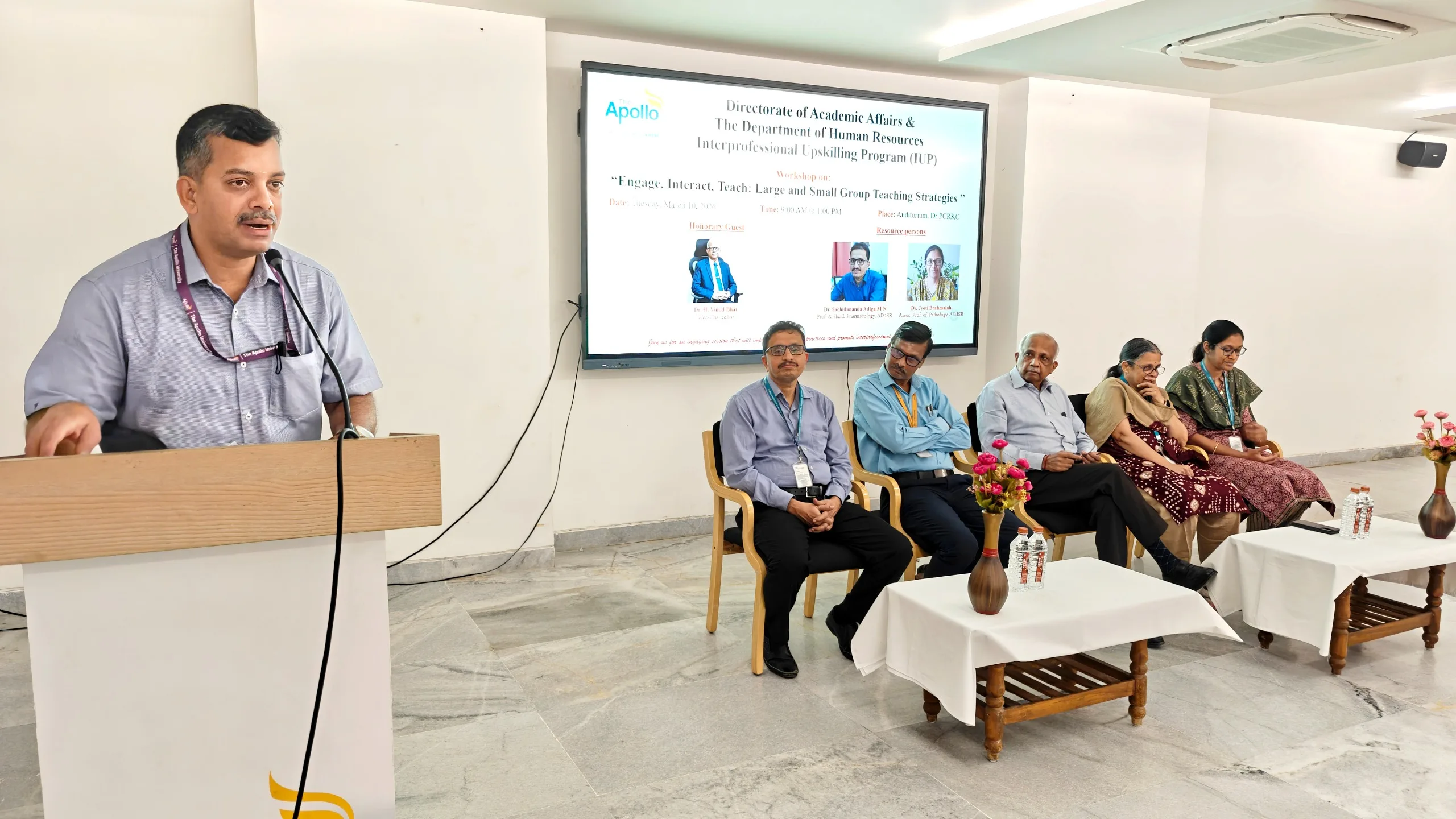 Faculty Upskilling Workshop. AD, ACAF, Dr. Jeevan Kumar