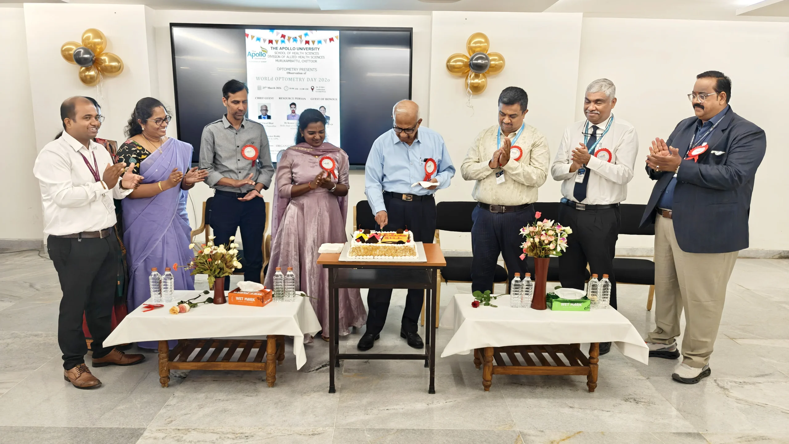 World Optometry Day Cake Cutting Ceremony 1