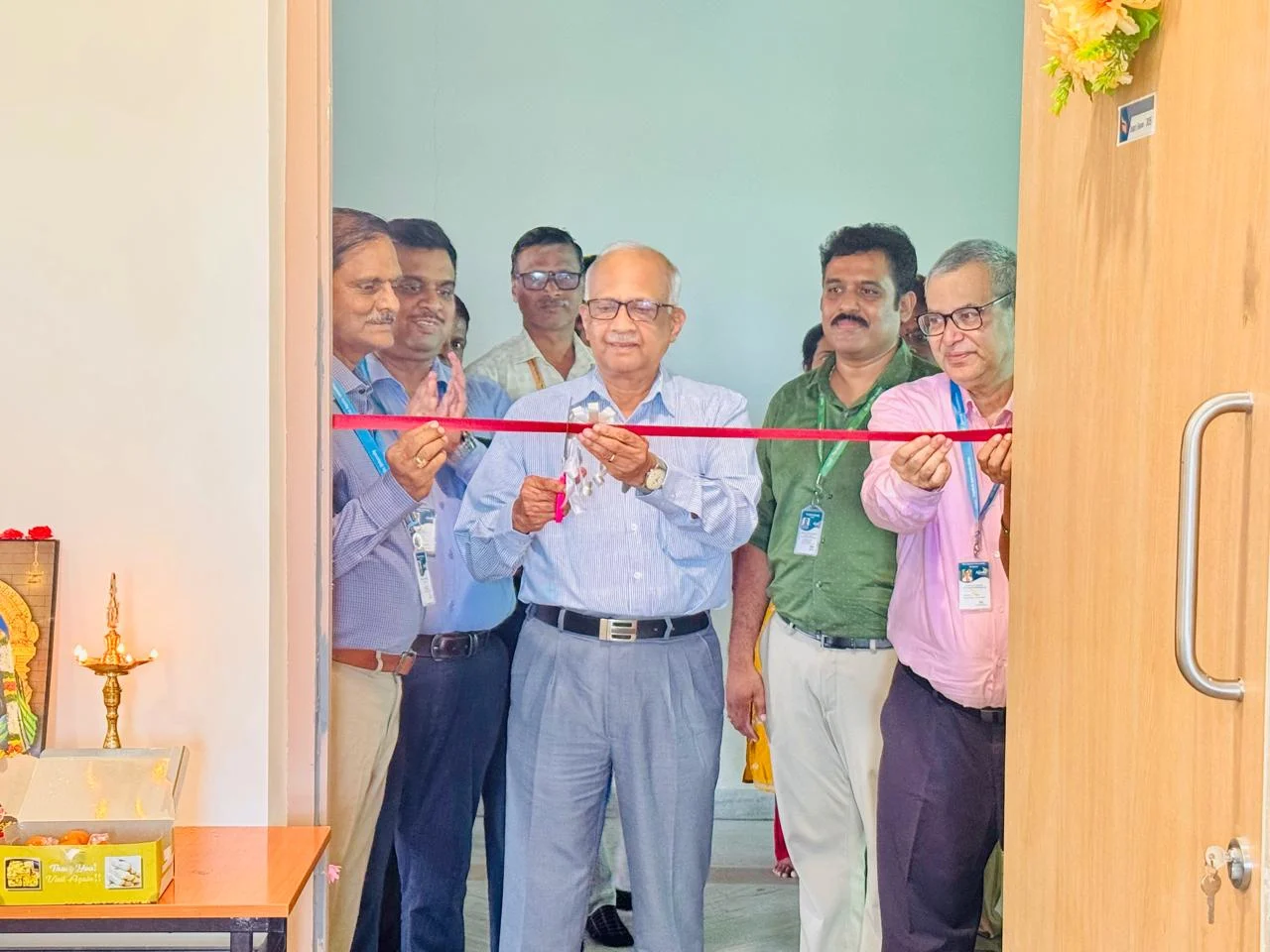 Inauguration of the School of Management Dean’s Office by Dr. H Vinod Bhat, VC TAU in the presence of Dr. Nitin M. Nagarkar, Vice Chancellor Designate