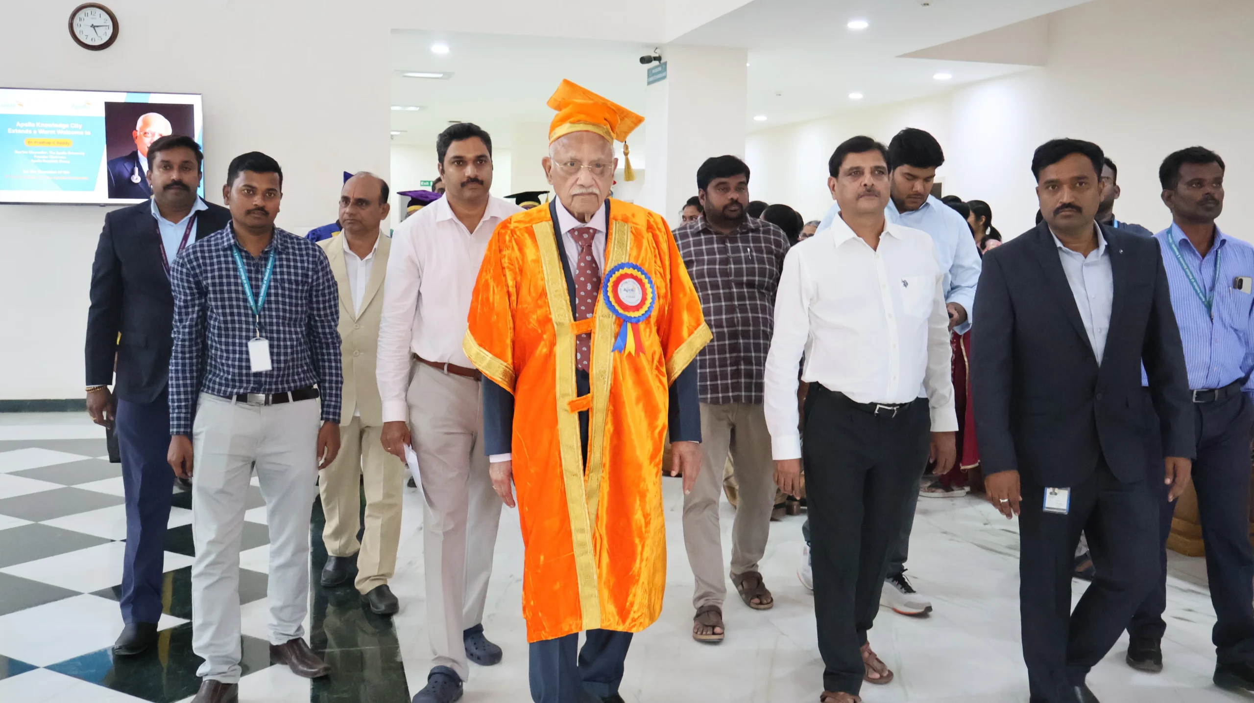 Dr Prathap C. Reddy attend The Apollo University's 1st Convocation pic 4