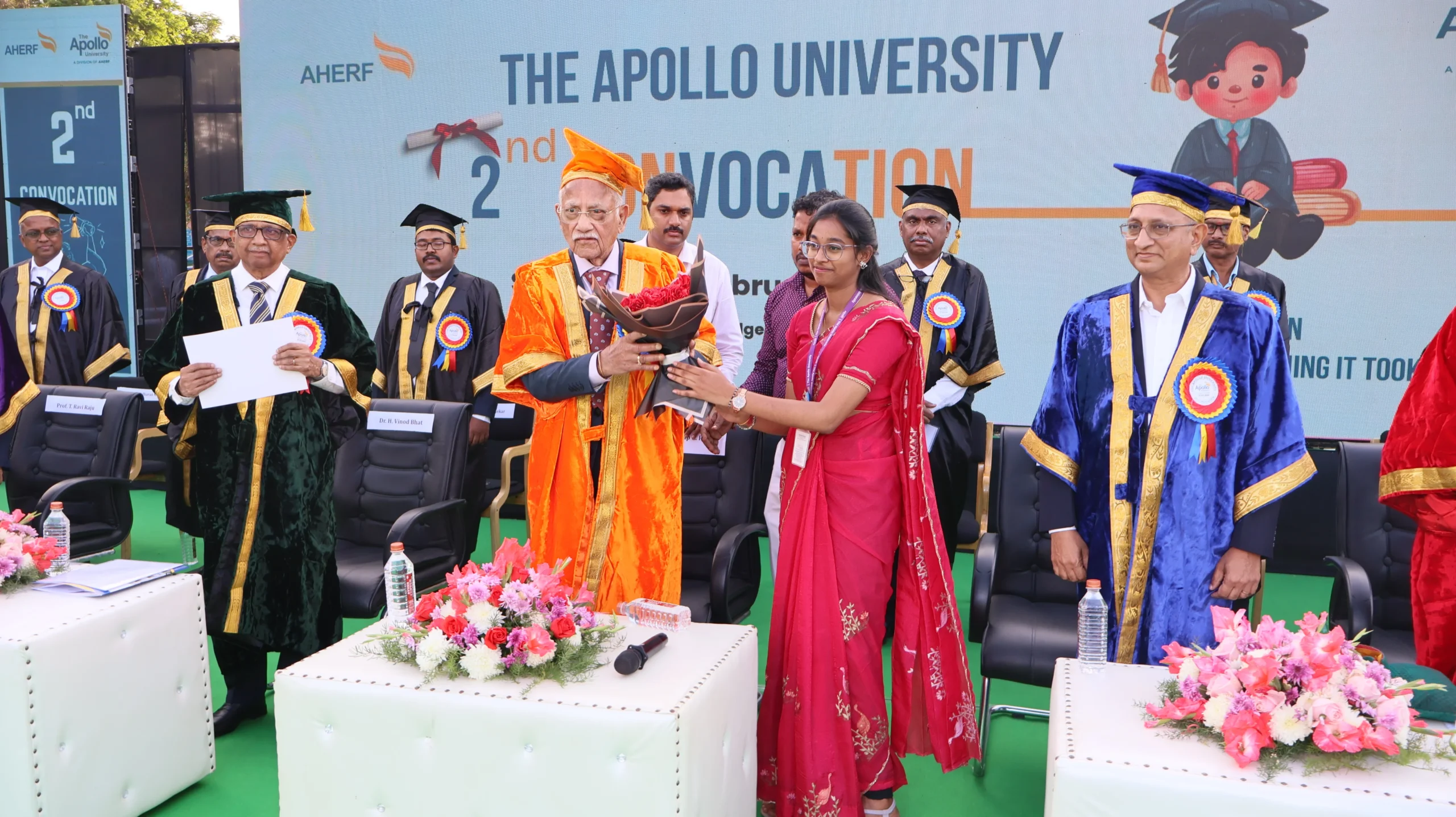 Dr Prathap C. Reddy attend The Apollo University's 1st Convocation pic 4