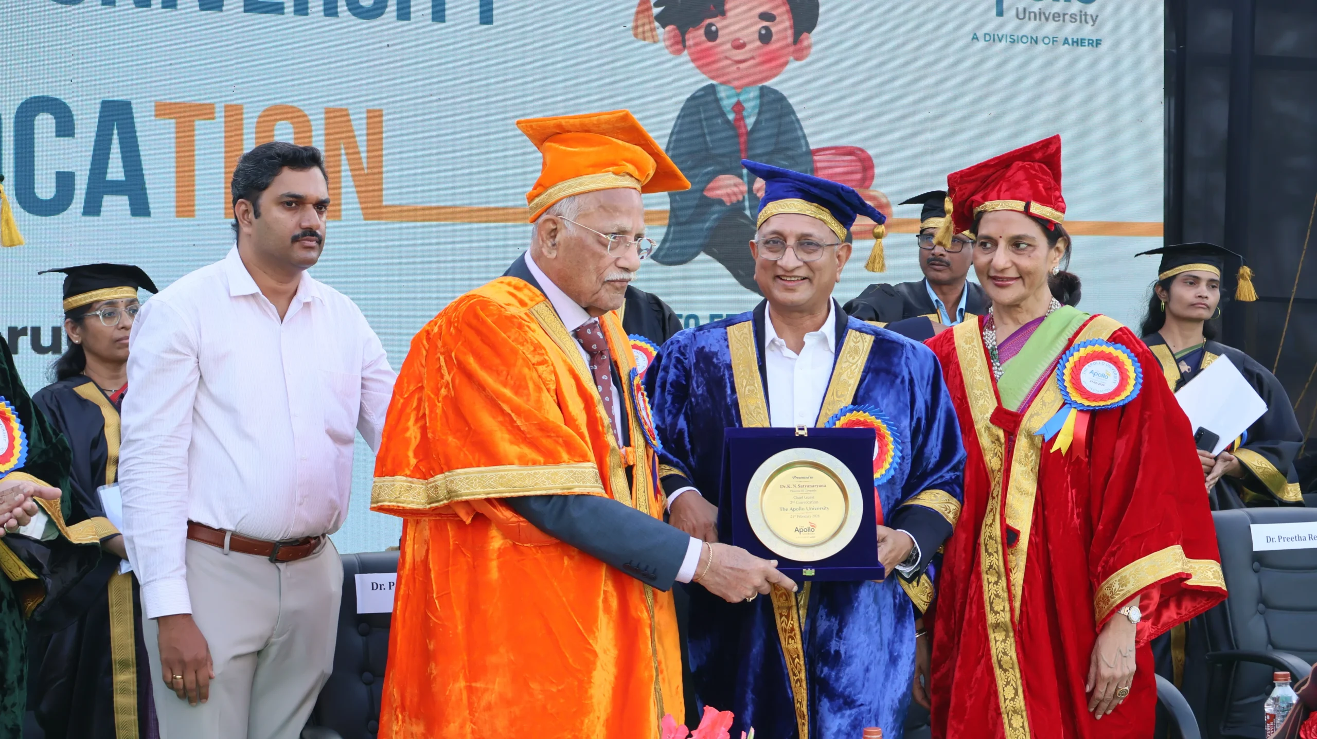 Dr Prathap C. Reddy attend The Apollo University's 1st Convocation pic 4