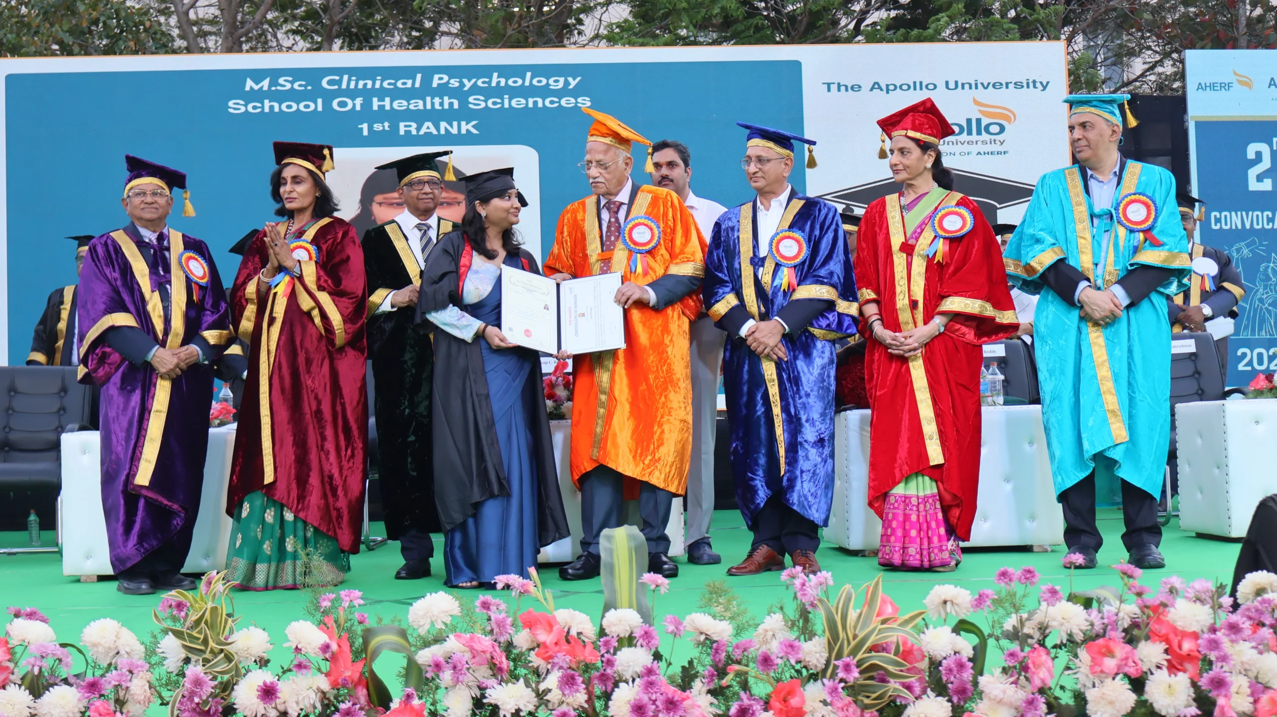 Dr Prathap C. Reddy attend The Apollo University's 1st Convocation pic 4