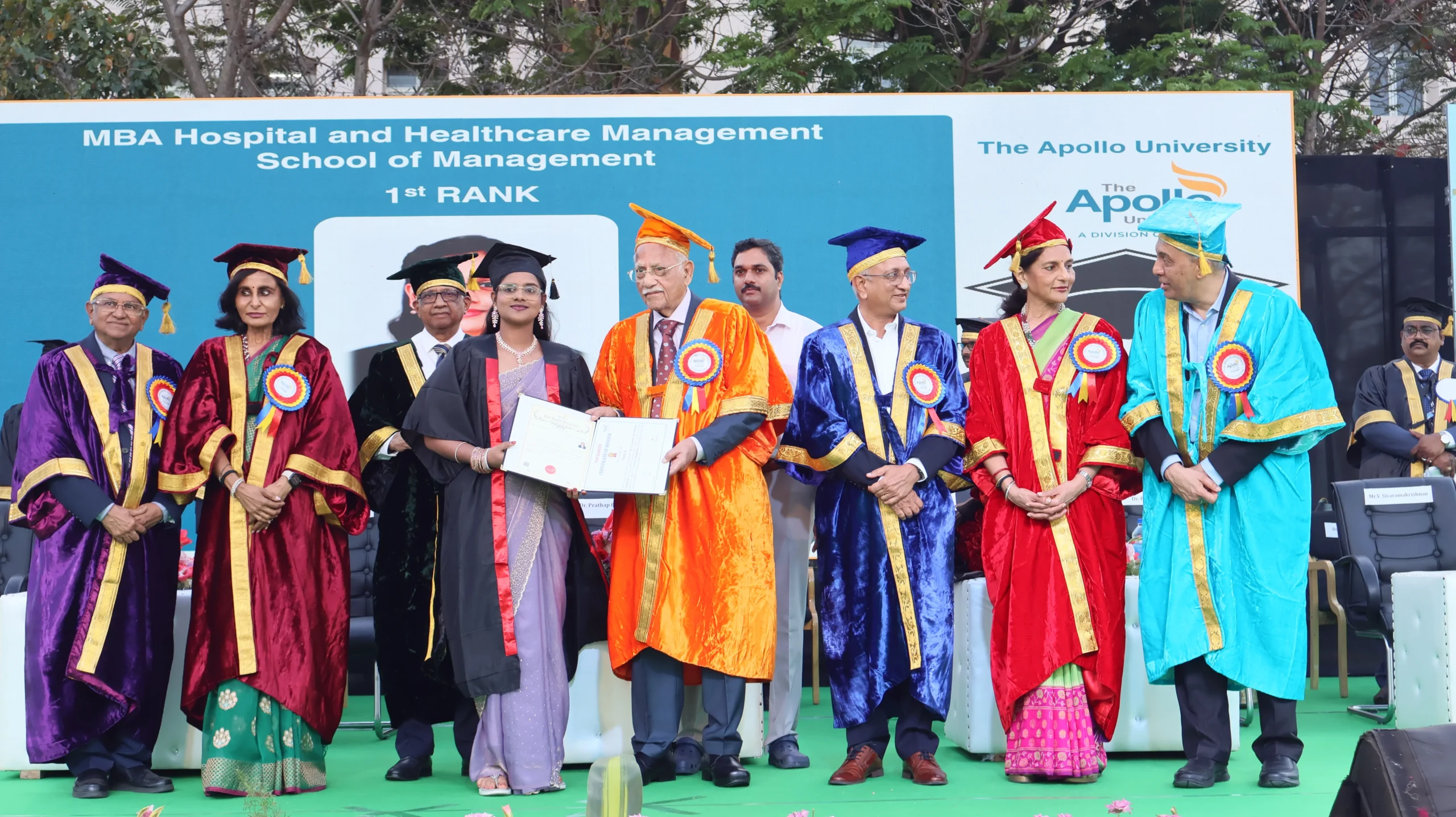 Dr Prathap C. Reddy attend The Apollo University's 1st Convocation pic 4